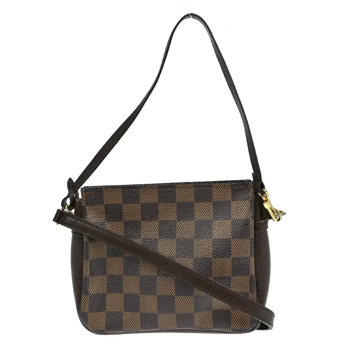 Louis Vuitton Trousse Make Up Damier Canvas, Brown, Canvas, Clutch
