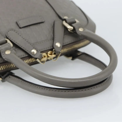 Gucci Convertible Dome Satchel Microguccissima Leather, Gray, Leather, Handbag