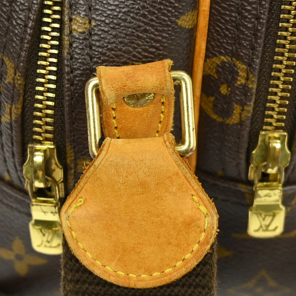 Louis Vuitton Reporter Monogram, Brown, Canvas, Shoulder Bag