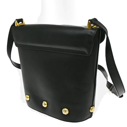 Salvatore Ferragamo Vintage Leather, Black, Leather, Shoulder Bag