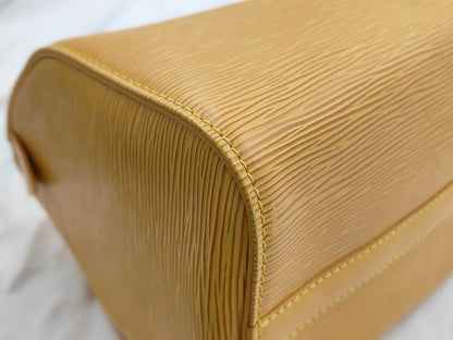 Louis Vuitton Wallet epi epi leather, Yellow, Leather, Handbag