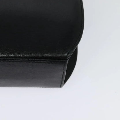 Salvatore Ferragamo Shoulder Leather, Black, Leather, Shoulder Bag
