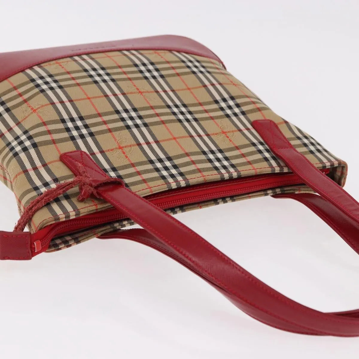 Burberry Nova Check Nova Check Canvas and leather, Beige, Canvas, Handbag