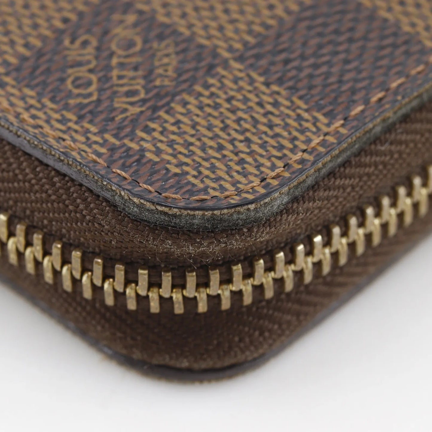 Louis Vuitton Zippy Organizer Damier Graphite, Brown, Canvas, Wallet