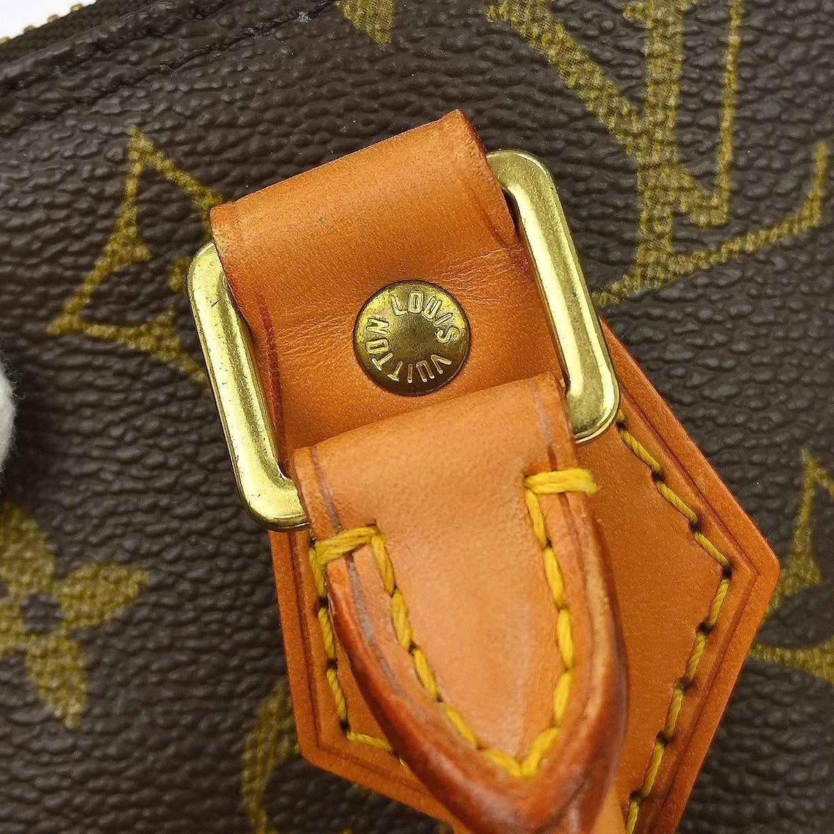 Louis Vuitton Vintage Alma Monogram Canvas, Brown, Canvas, Handbag