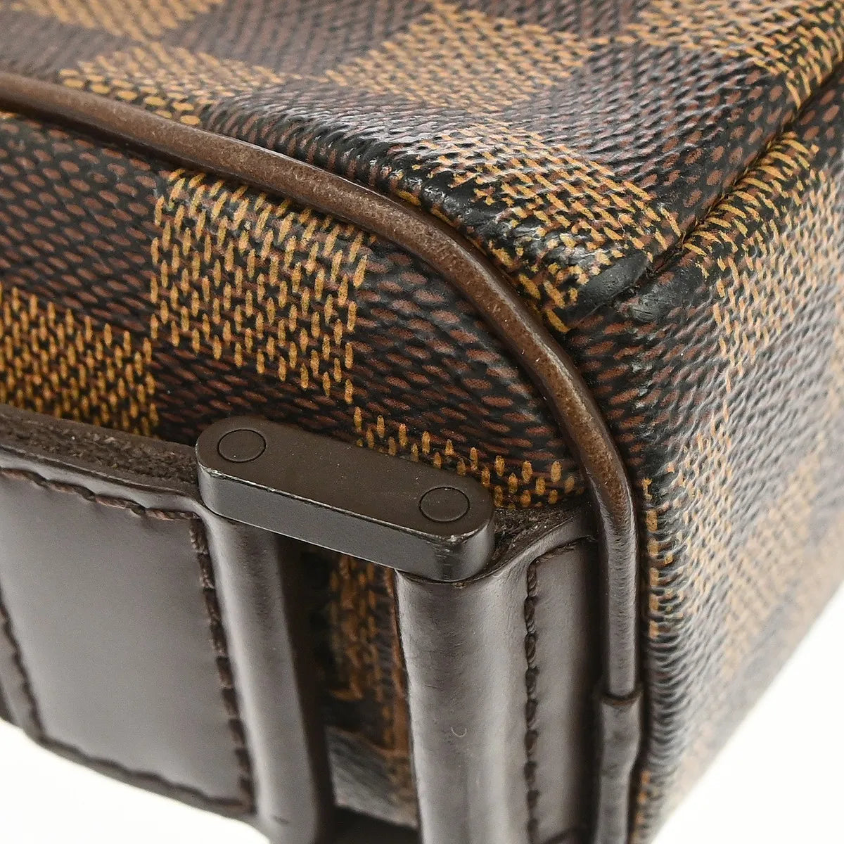 Louis Vuitton Olav Damier, Brown, Canvas, Shoulder Bag
