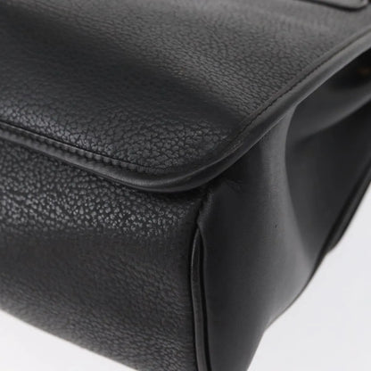 Gucci Vintage Leather, Black, Leather, Handbag