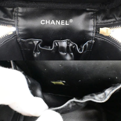 Chanel Vintage Timeless Cosmetic Case Caviar, Black, Calfskin, Handbag
