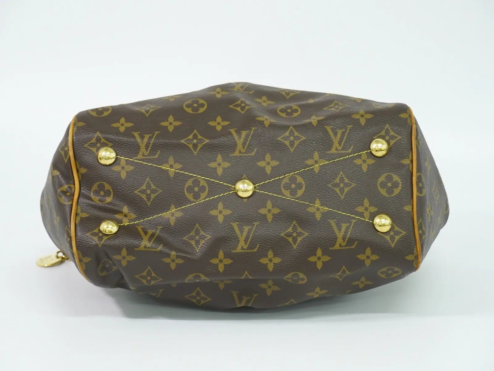 Louis Vuitton Tivoli Monogram Canvas, Brown, Canvas, Handbag