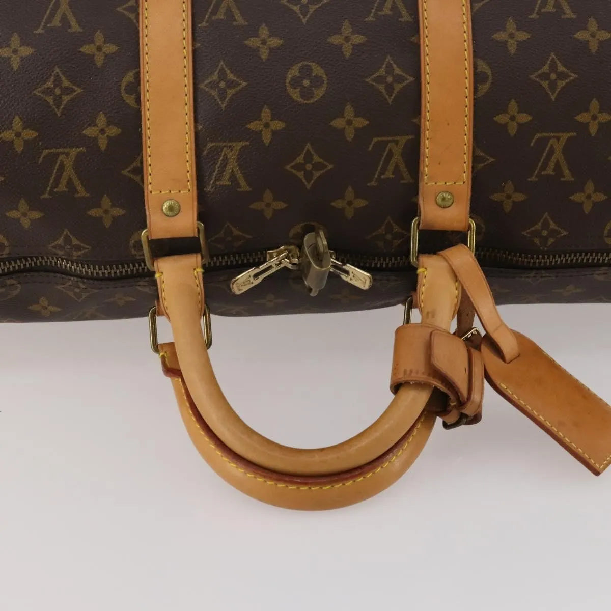 Louis Vuitton Keepall Monogram Canvas, Brown, Canvas, Travel Bag