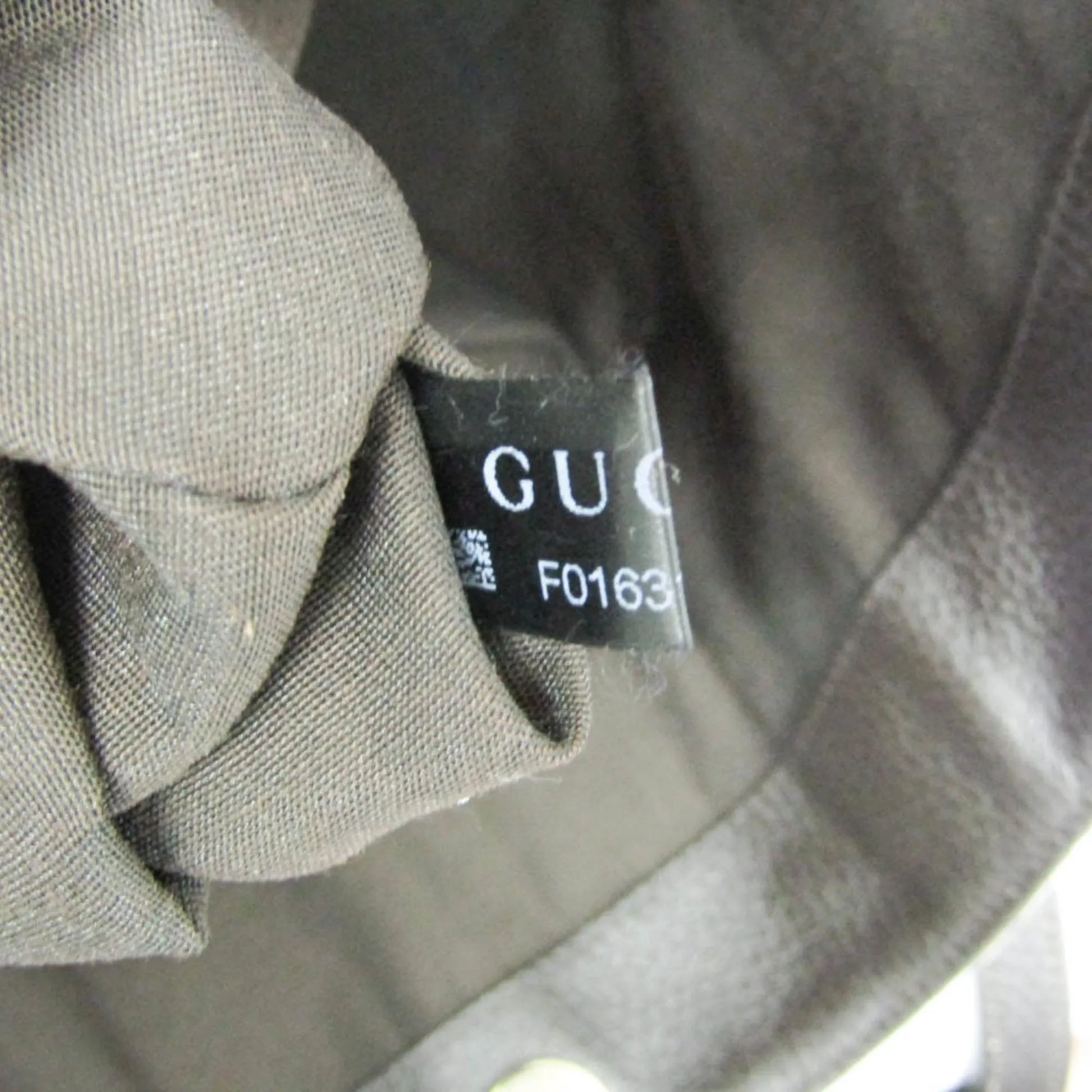 Gucci GG Canvas Canvas, Beige, Leather, Tote Bag