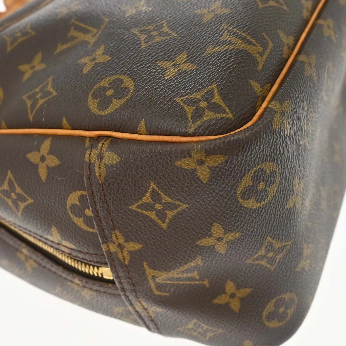Louis Vuitton Deauville Monogram Canvas, Brown, Canvas, Handbag