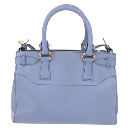Salvatore Ferragamo Beky Tote Saffiano Leather, Blue, Leather, Handbag