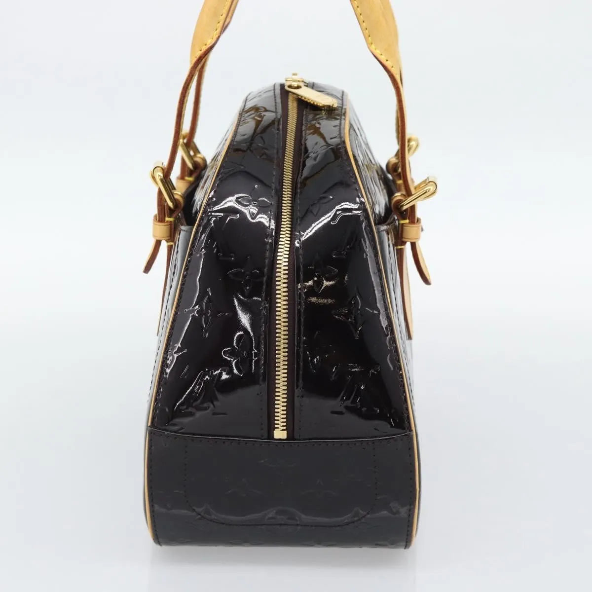 Louis Vuitton Summit Drive Monogram Vernis, Black, Patent Leather, Handbag