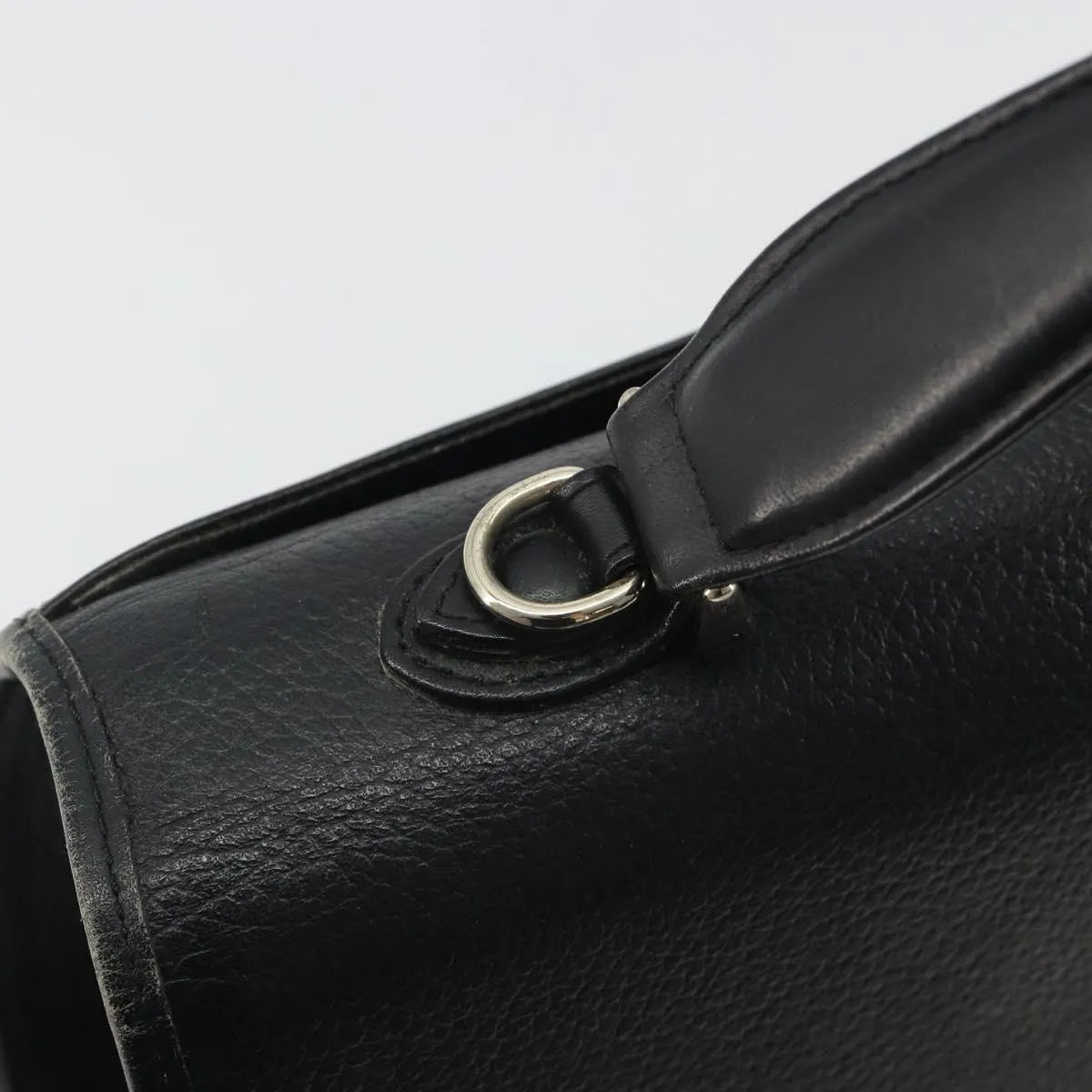 Burberry Vintage Leather, Black, Leather, Handbag