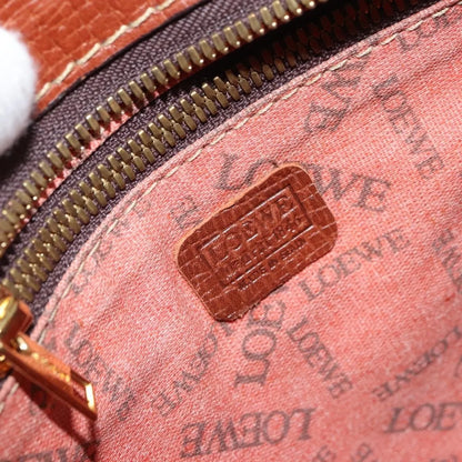 Loewe Anagram PVC Leather, Brown, PVC, Shoulder Bag