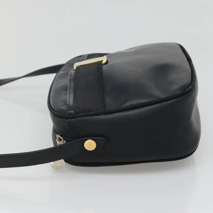 Salvatore Ferragamo Vara Bow camera Leather, Navy, Leather, Shoulder Bag