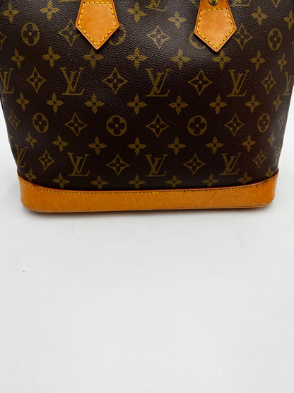Louis Vuitton Vintage Alma Monogram Canvas, Brown, Canvas, Handbag