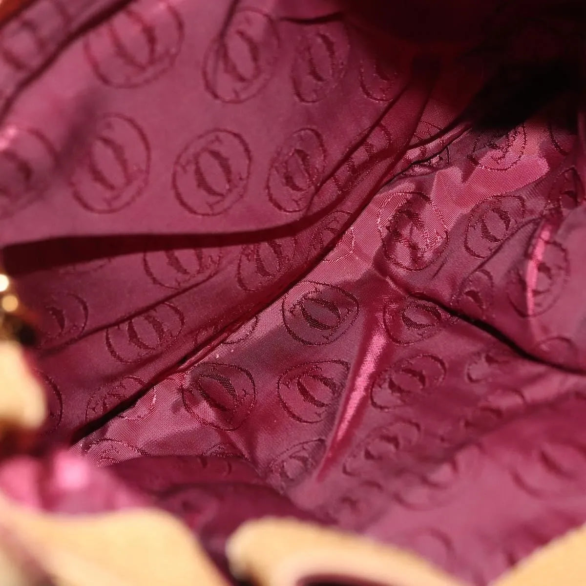 Cartier Tasseled Must de Cartier Leather, Brown, Leather, Shoulder Bag