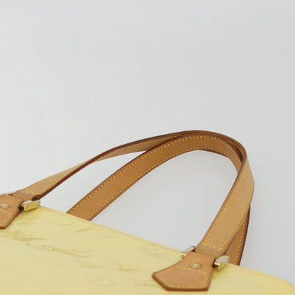 Louis Vuitton Houston Monogram Vernis, Beige, Patent Leather, Tote Bag