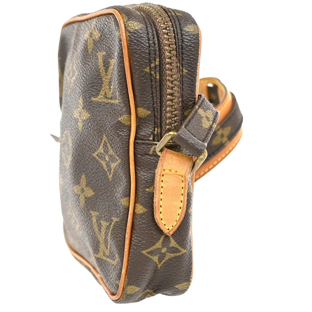 Louis Vuitton Danube Monogram, Brown, Canvas, Shoulder Bag