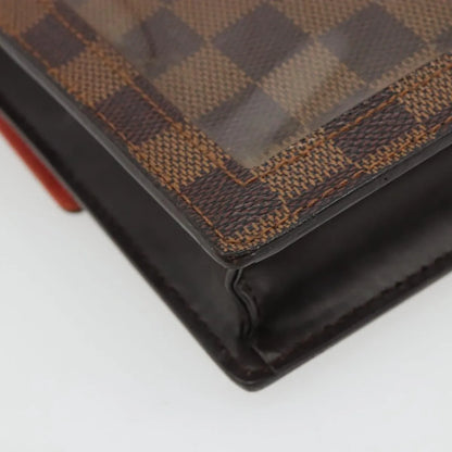 Louis Vuitton Portobello Messenger Damier, Brown, Canvas, Shoulder Bag
