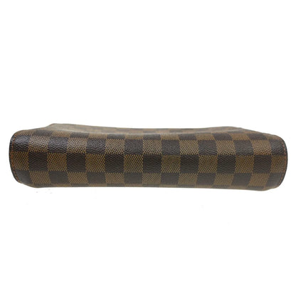 Louis Vuitton Pochette Saint Louis Damier, Brown, Canvas, Clutch