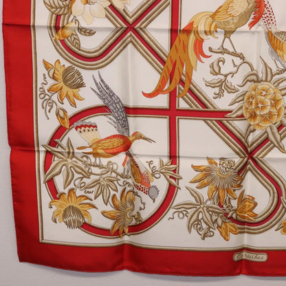 Hermes Carré 90 Silk multicolor, Red, Silk, Scarf