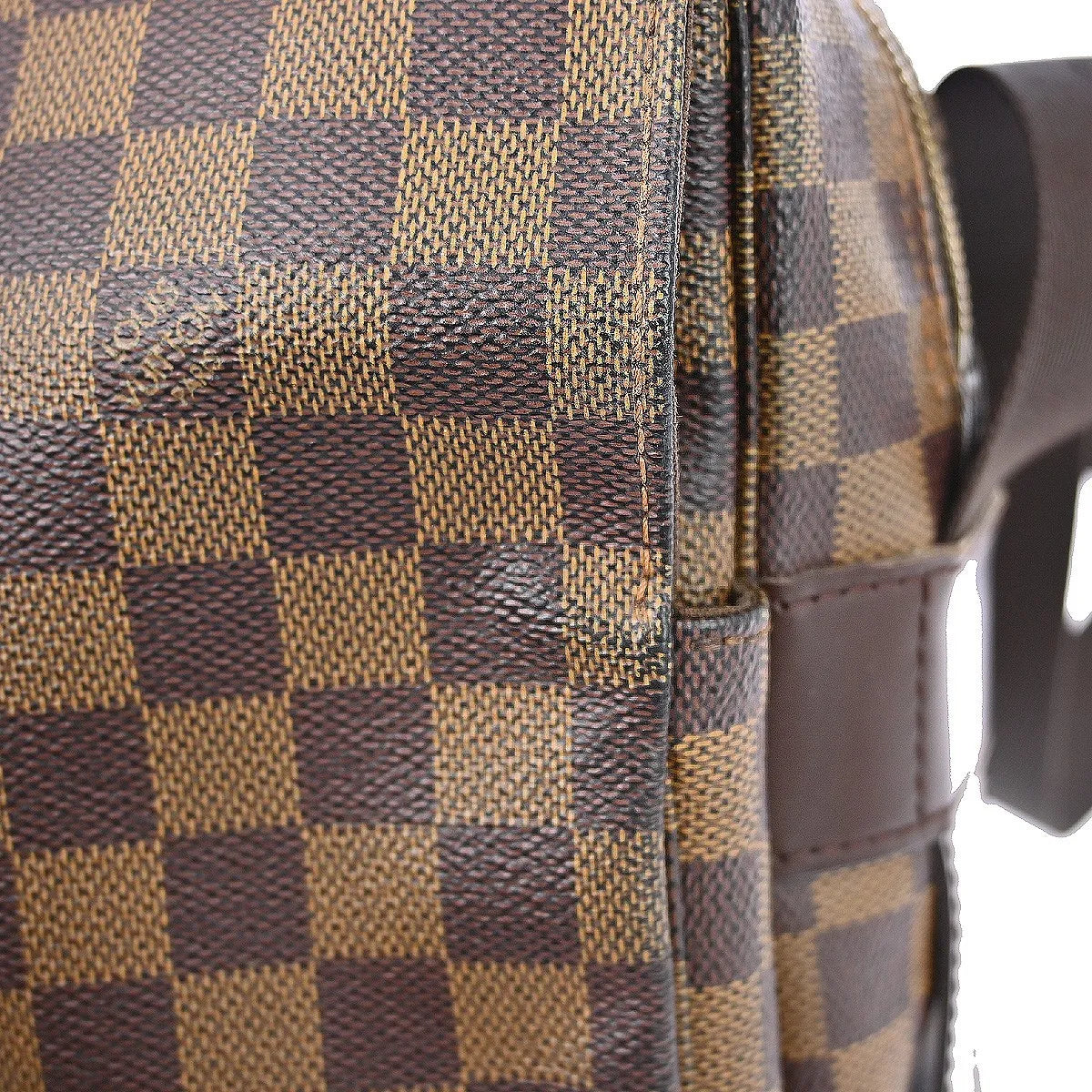 Louis Vuitton Naviglio Damier, Brown, Canvas, Shoulder Bag