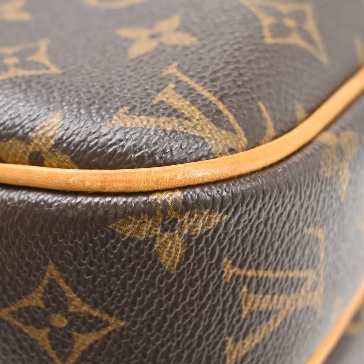 Louis Vuitton Reporter Monogram Canvas, Brown, Canvas, Shoulder Bag