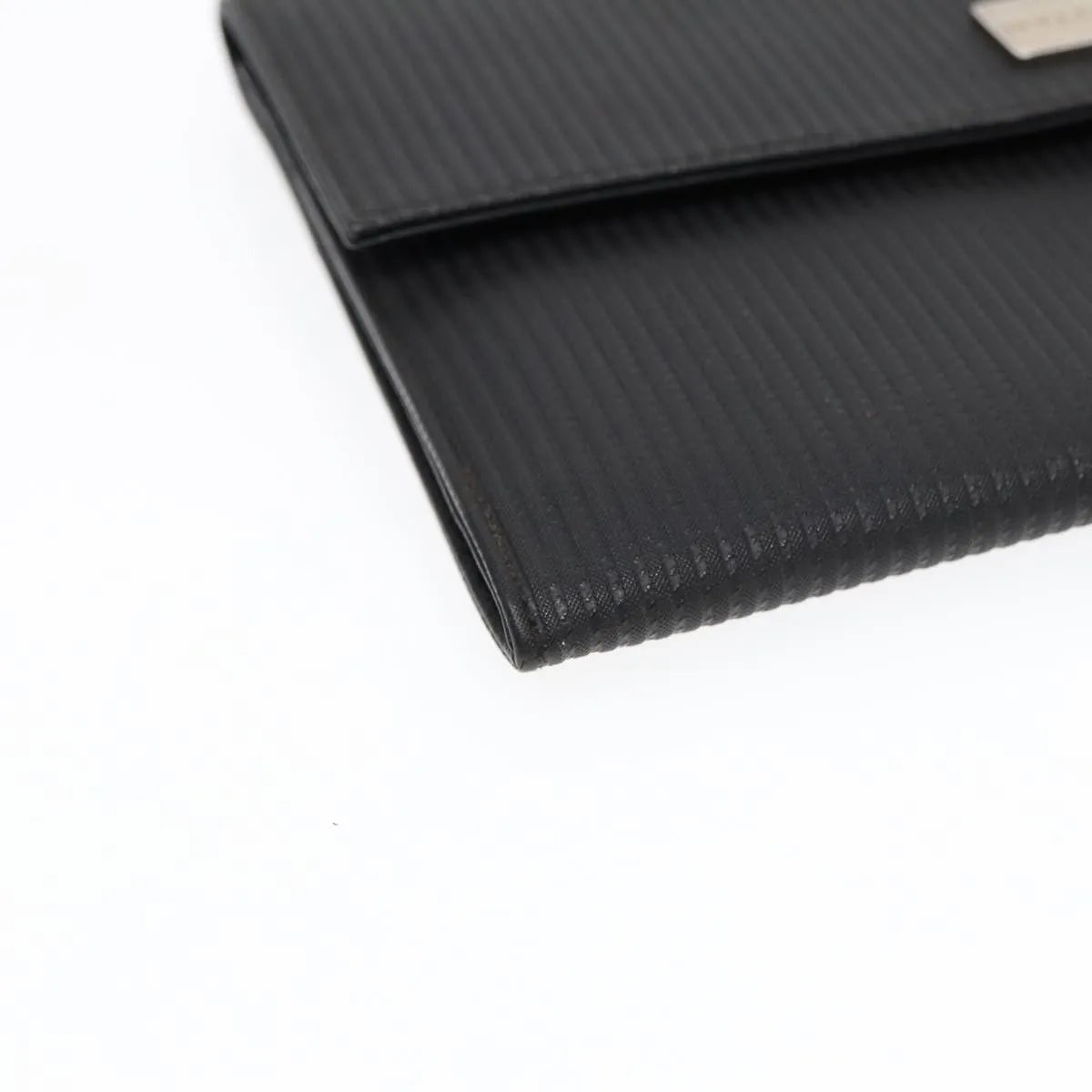 Bvlgari Clutch PVC Leather, Black, PVC, Clutch