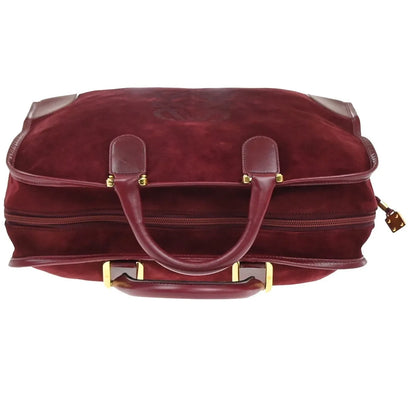 Loewe Amazona Suede, Red, Suede, Handbag