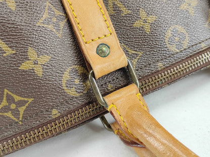 Louis Vuitton Keepall Monogram Canvas, Brown, Canvas, Travel Bag