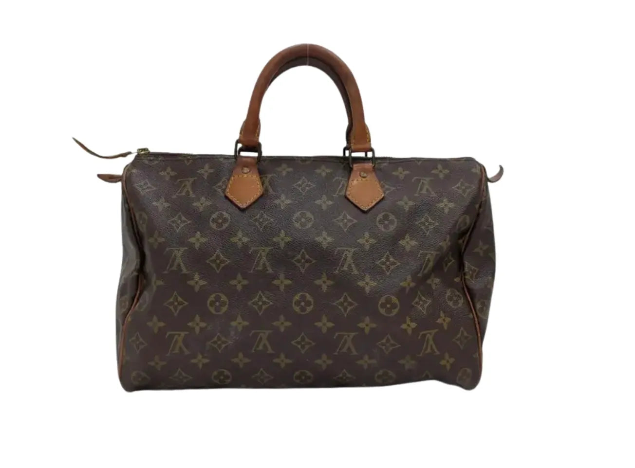 Louis Vuitton Speedy Monogram Canvas, Beige, Canvas, Handbag