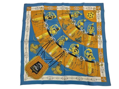Hermes Carré 90 Silk multicolor, Multicolour, Silk, Scarf