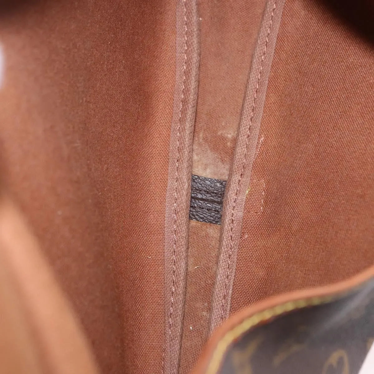 Louis Vuitton Saumur Monogram, Brown, Canvas, Shoulder Bag