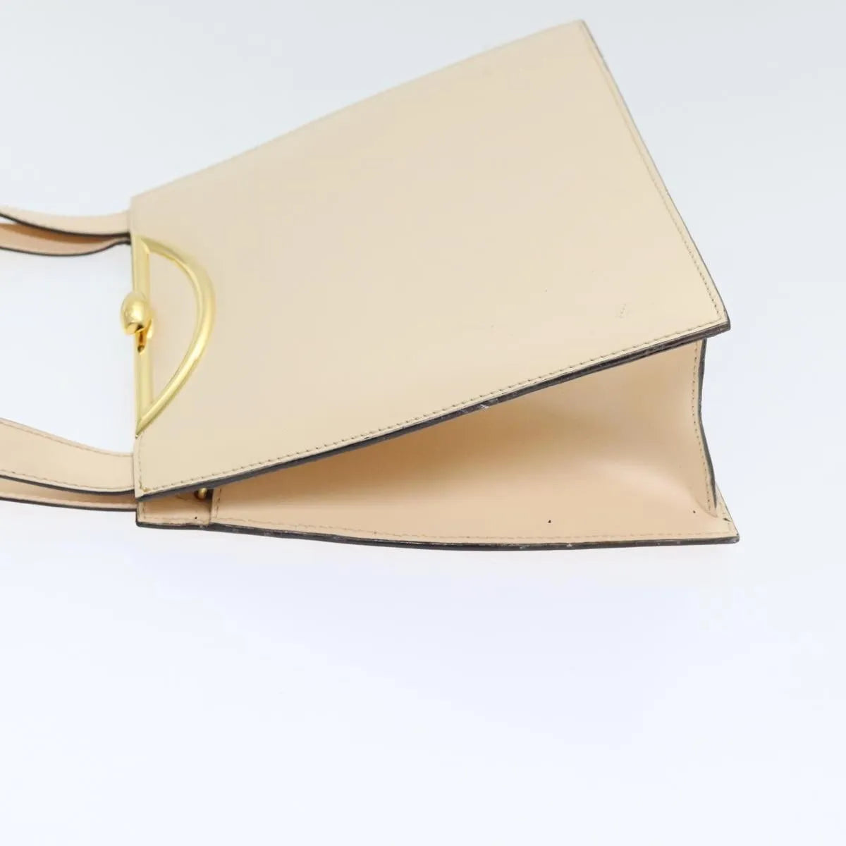 Celine vintage Leather, Ecru, Leather, Handbag