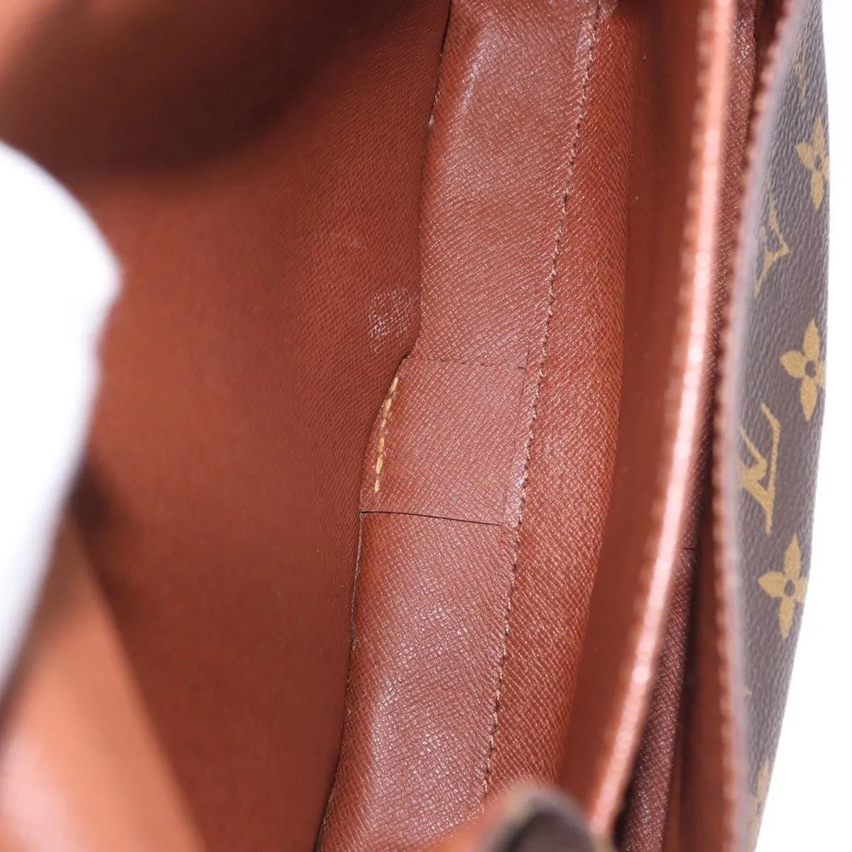 Louis Vuitton Cartouchiere Monogram, Brown, Canvas, Shoulder Bag