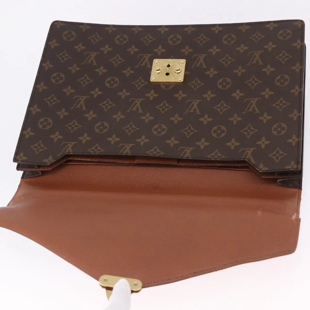 Louis Vuitton Serviette Conseiller Monogram Canvas, Brown, Canvas, Briefcase