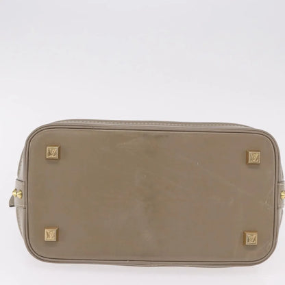 Louis Vuitton Suhali Lockit Leather, Gray, Leather, Handbag