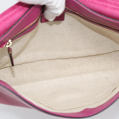 Gucci Soho Chain Patent, Pink, Patent Leather, Shoulder Bag