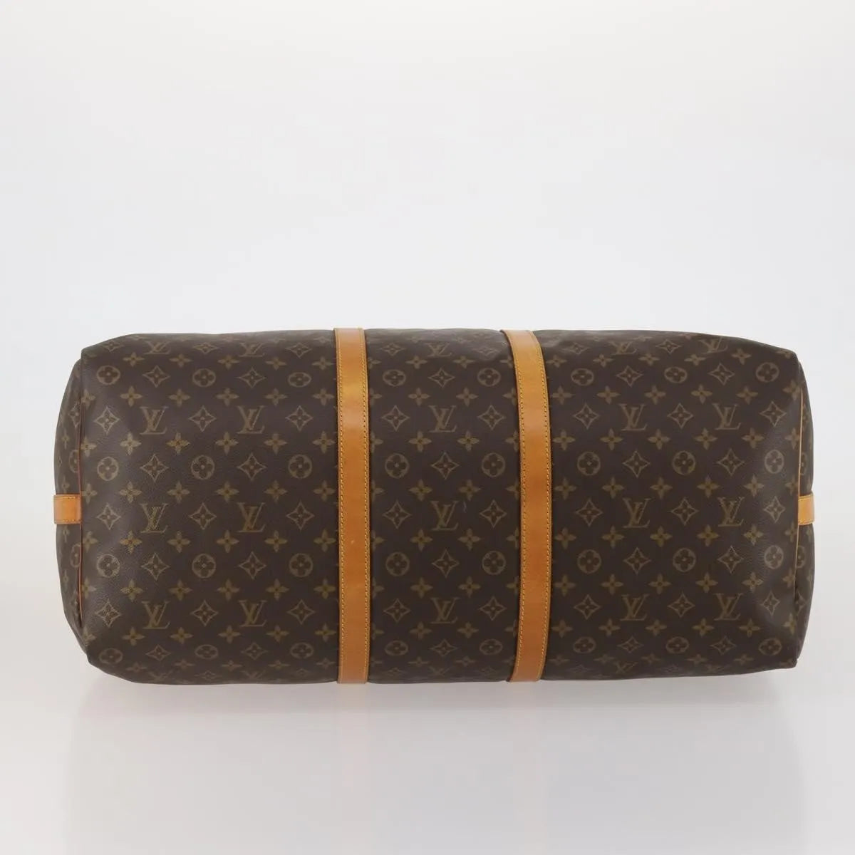 Louis Vuitton Keepall Bandoulière Monogram, Brown, Canvas, Travel Bag