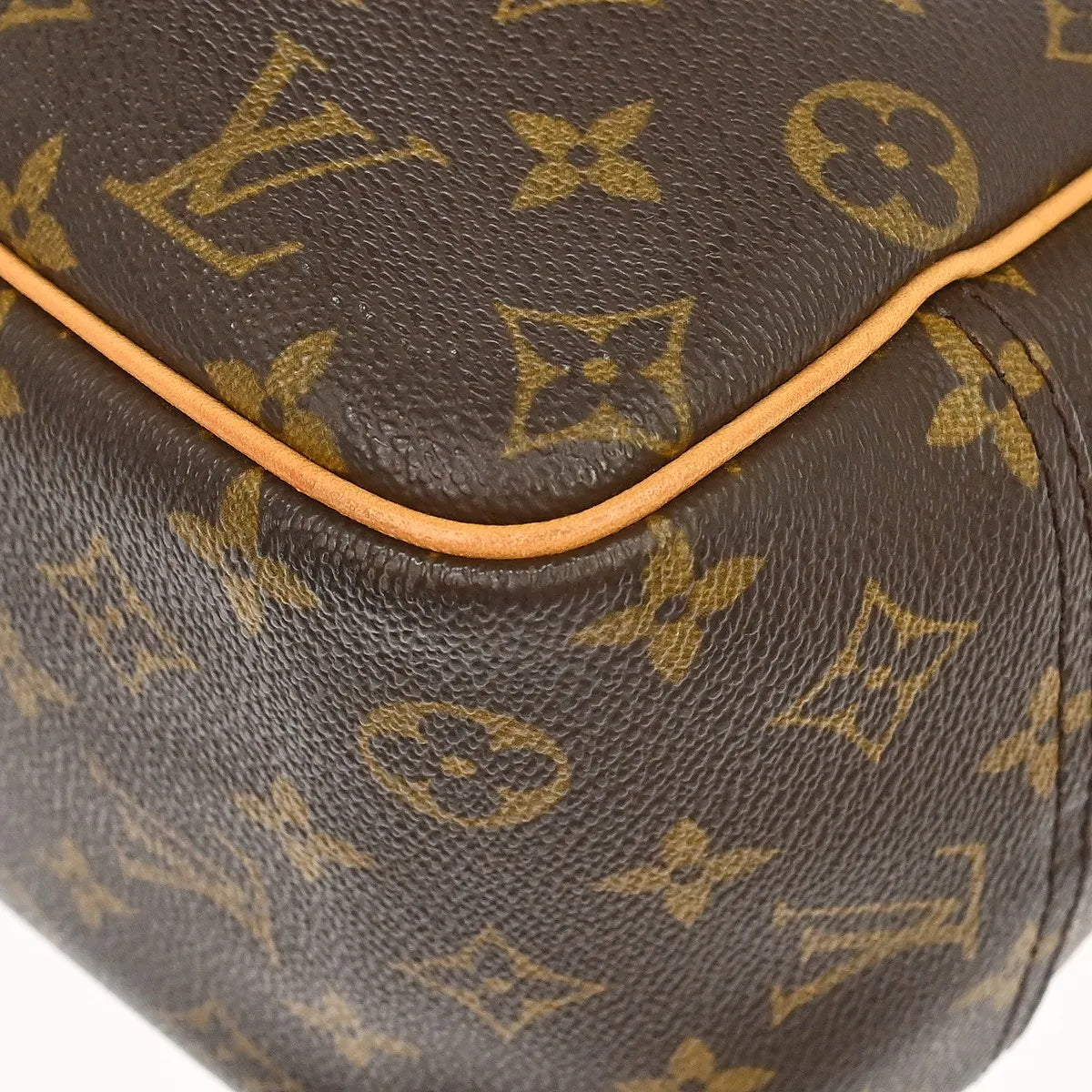 Louis Vuitton Deauville Monogram Canvas, Brown, Canvas, Handbag