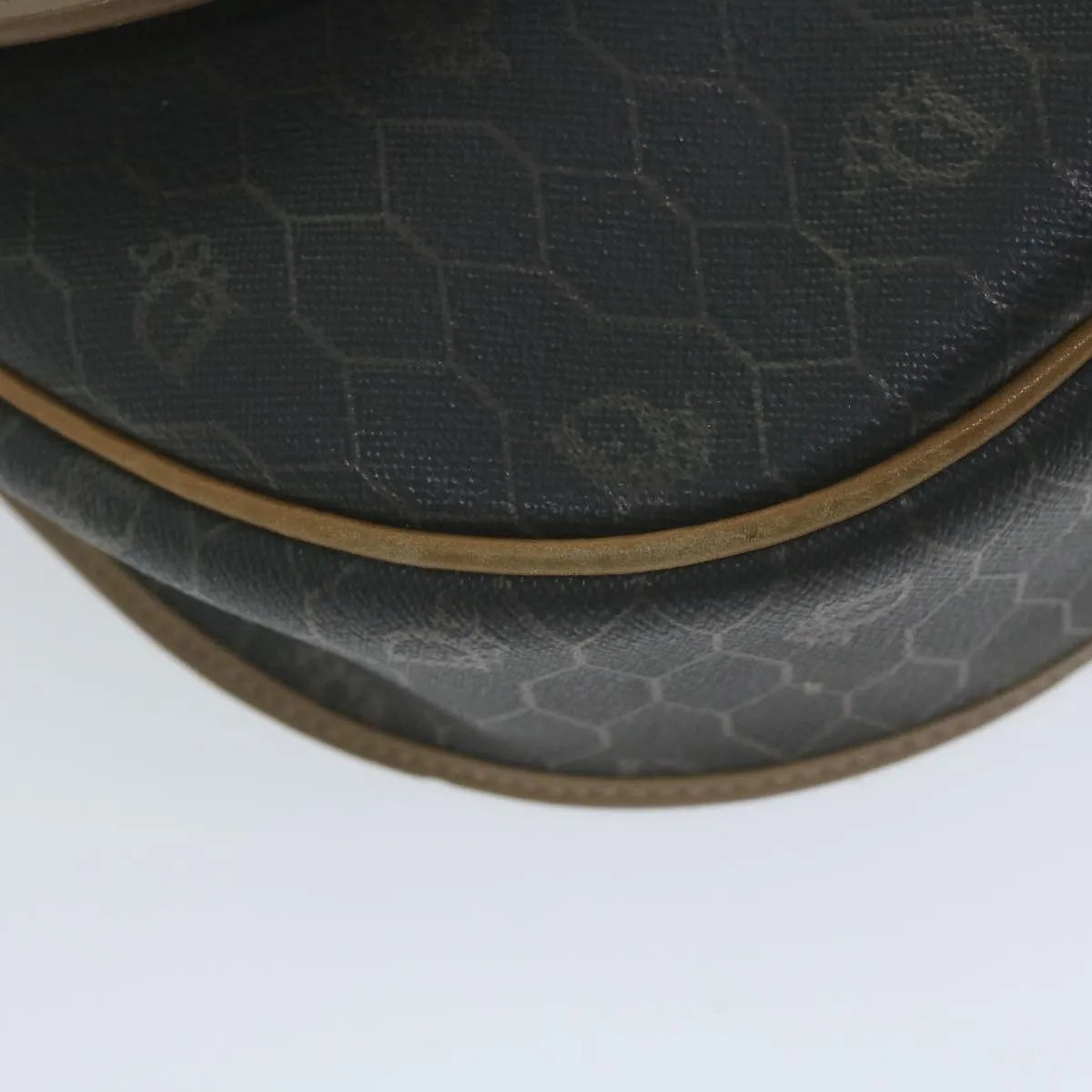 Christian Dior Vintage CD Flap Canvas, Black, Canvas, Shoulder Bag