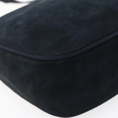 Salvatore Ferragamo Vala Leather, Navy, Leather, Shoulder Bag