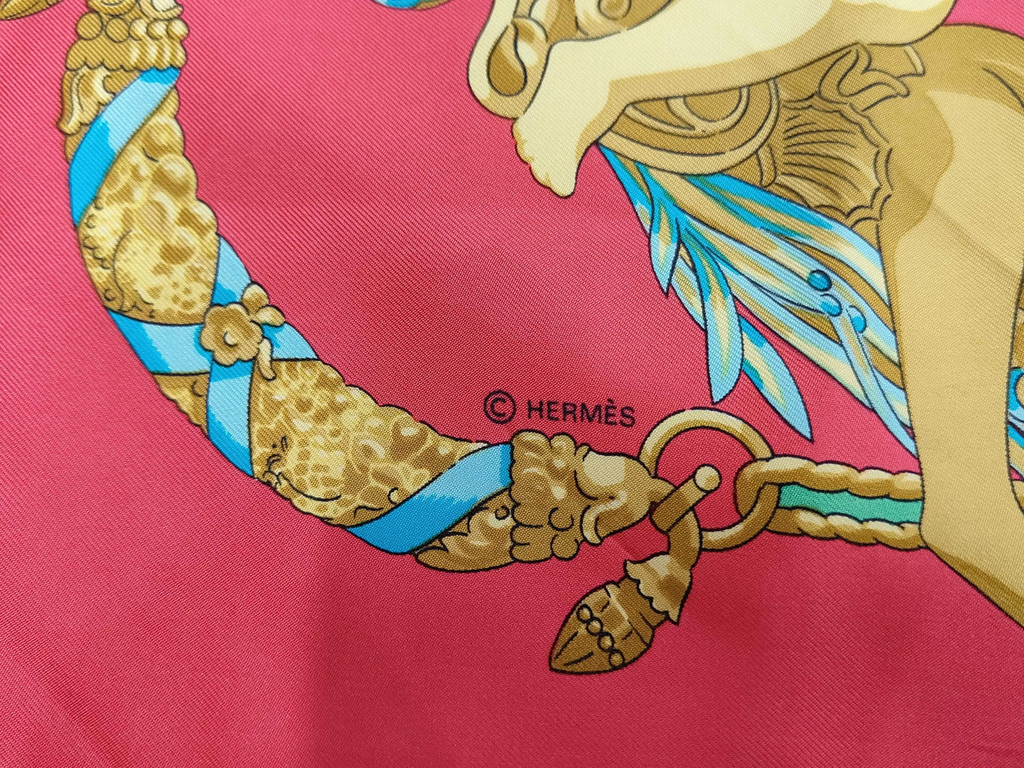 Hermes Carré 90 Silk multicolor, Multicolour, Silk, Scarf