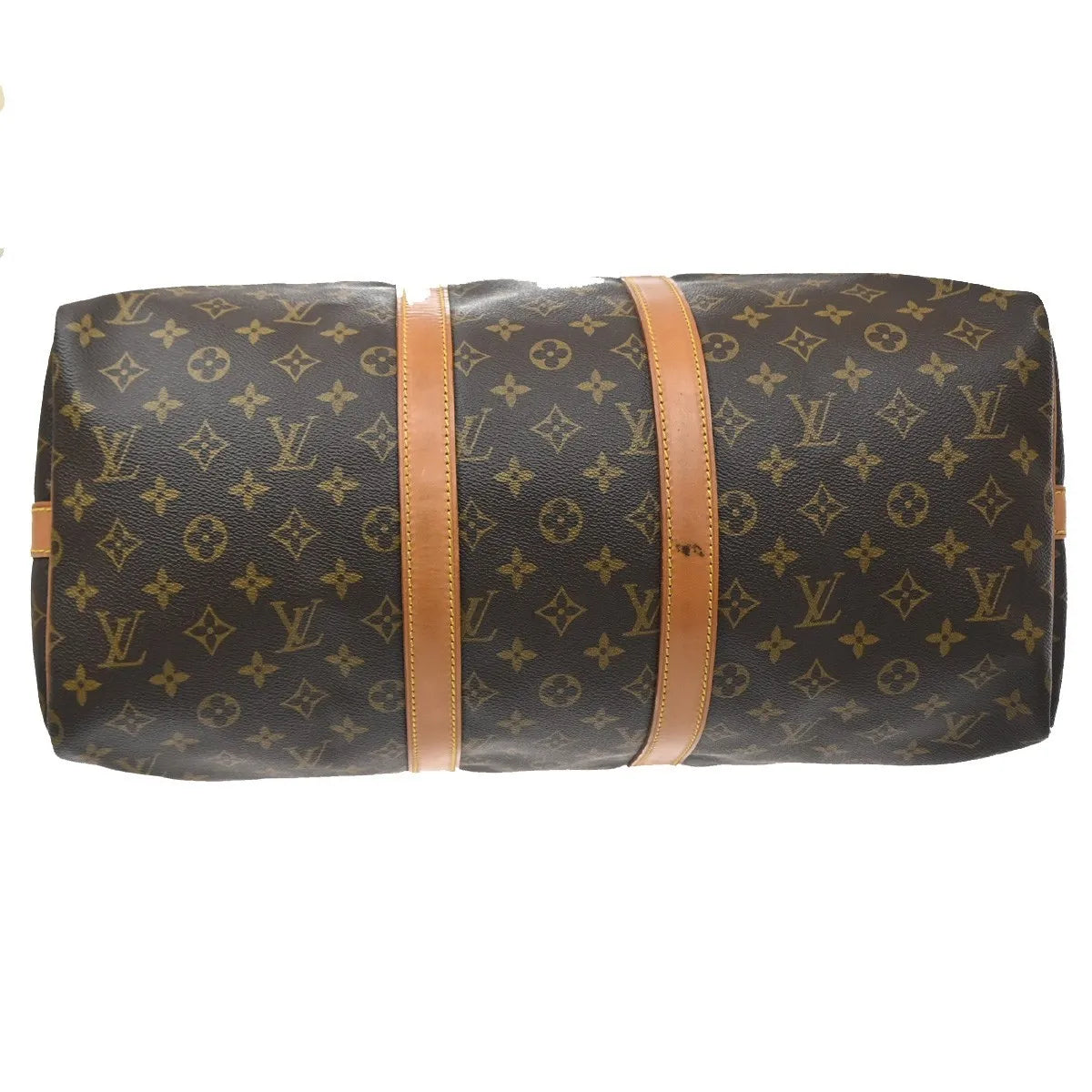 Louis Vuitton Keepall Bandoulière Monogram, Brown, Canvas, Travel Bag