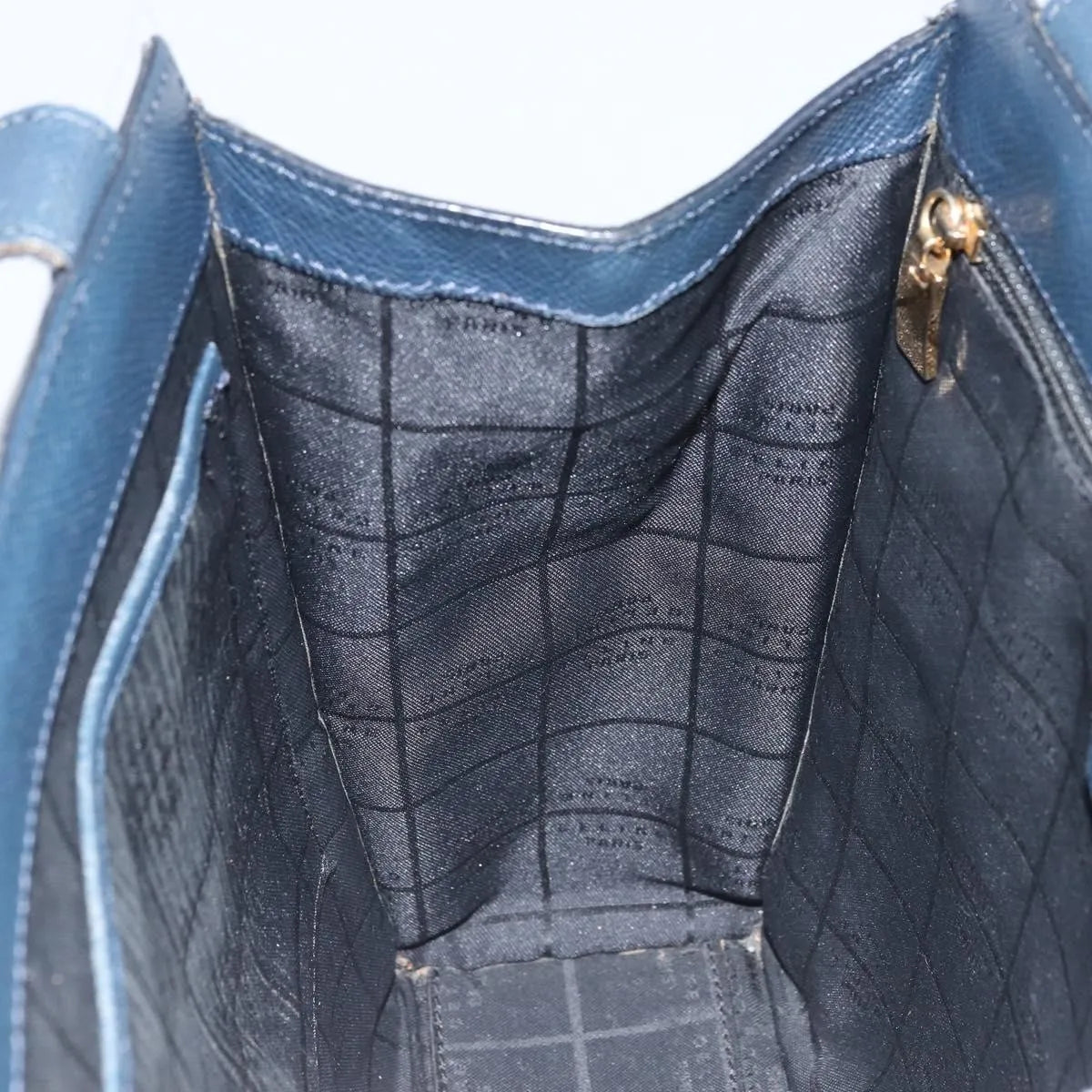 Celine Vintage Leather, Navy, Leather, Shoulder Bag