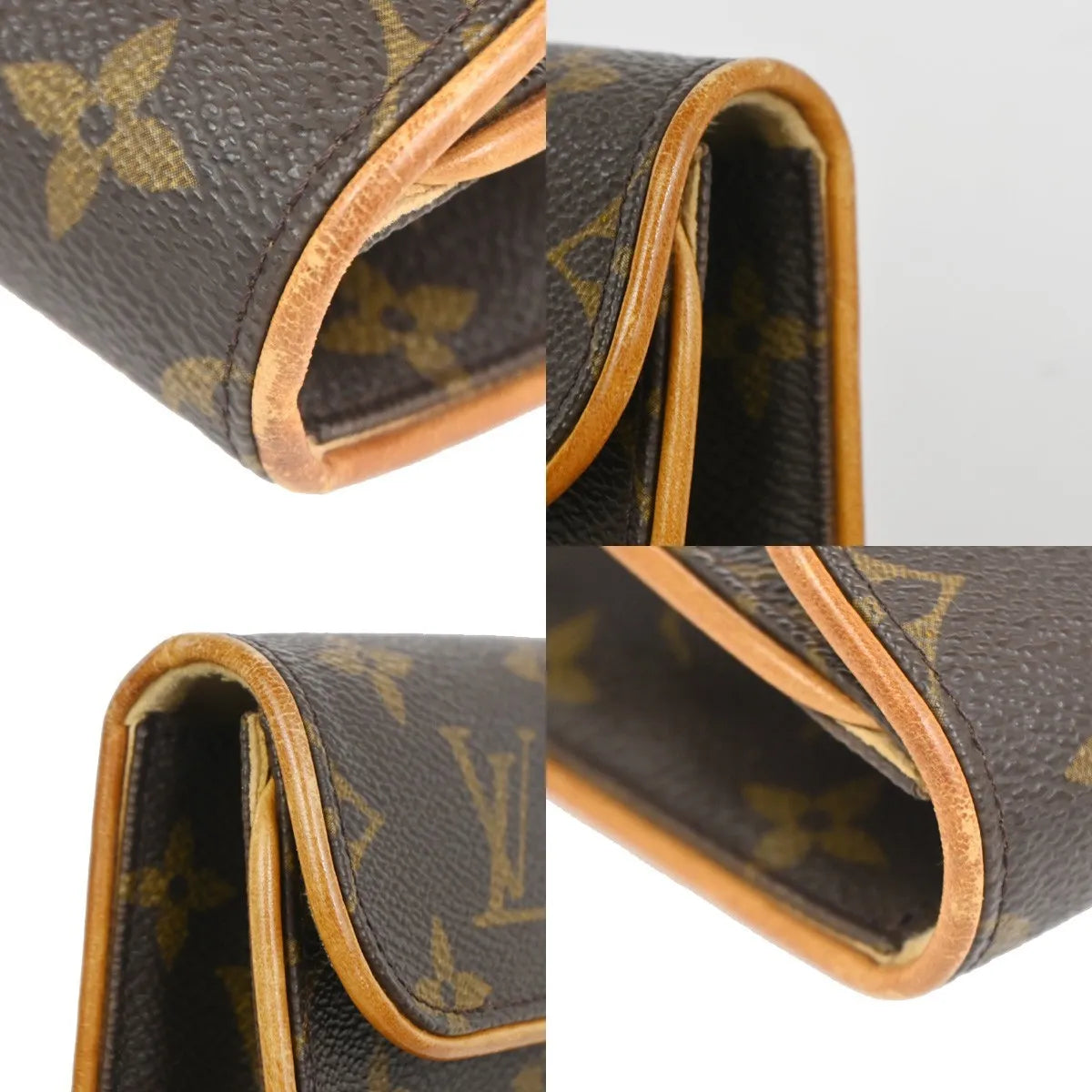 Louis Vuitton Florentine Waist Monogram Canvas, Brown, Canvas, Clutch