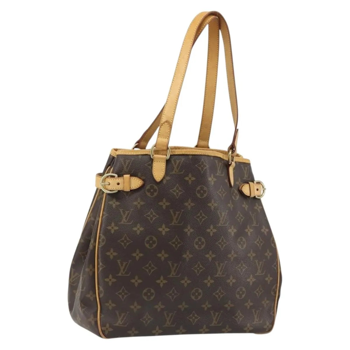 Louis Vuitton Batignolles Monogram Canvas, Brown, Canvas, Shoulder Bag